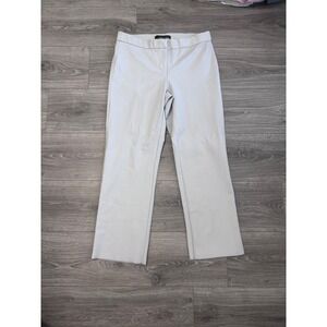 Amanda + Chelsea‎ Light Blue Cropped Pants 27" Inseam Unhemmed Sz 10 Coropcore